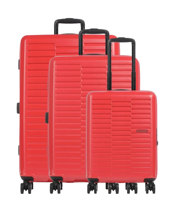 American Tourister Sunset Hills Kofferset (4 wielen) apple red - 51Dnspod | Smaakvolle damp – Verzendkosten vrij vanaf 40€