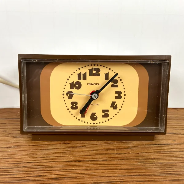 Bruine vintage wekker - 51Dnspod | Smaakvolle damp – Verzendkosten vrij vanaf 40€
