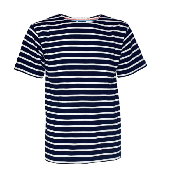 Breton T-Shirt A60 korte mouw Navy - Natural - 51Dnspod | Smaakvolle damp – Verzendkosten vrij vanaf 40€