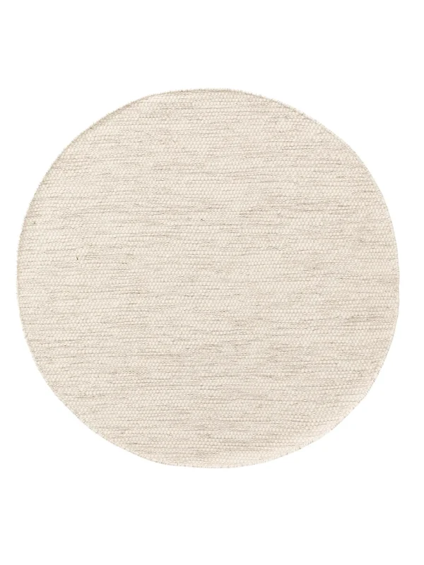 benuta wollen vloerkleed Rocco - crème - ø 150 cm - 51Dnspod | Smaakvolle damp – Verzendkosten vrij vanaf 40€