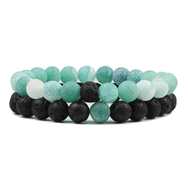 Armband Kralen | Mint + Zwart - 51Dnspod | Smaakvolle damp – Verzendkosten vrij vanaf 40€