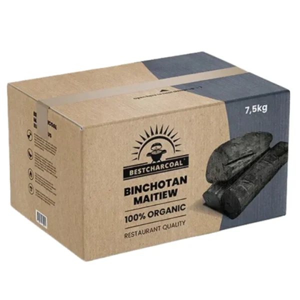 Best Charcoal Binchotan Maitiew 7.5 kg - 51Dnspod | Smaakvolle damp – Verzendkosten vrij vanaf 40€