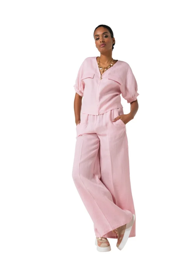 Broek Roze Caroline Biss ( 3574/70 ) - 51Dnspod | Smaakvolle damp – Verzendkosten vrij vanaf 40€