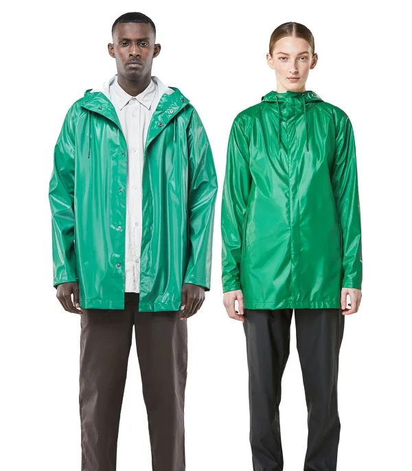 Bui(t)enkansjes! RAINS Short Coat Shiny Grass XS - 51Dnspod | Smaakvolle damp – Verzendkosten vrij vanaf 40€