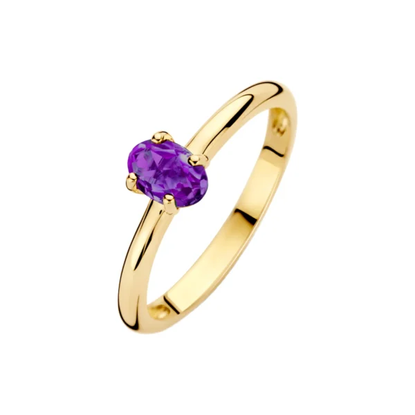 Blush 14 Karaat Gouden Ring 1242YAM/58 - 51Dnspod | Smaakvolle damp – Verzendkosten vrij vanaf 40€