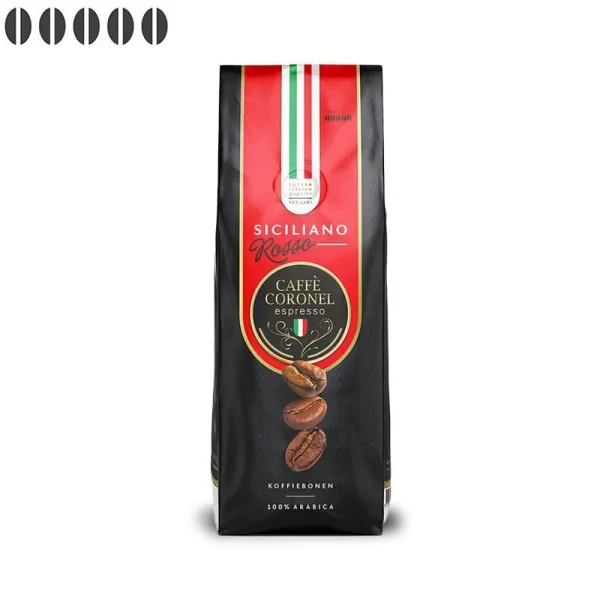Caffè Coronel Siciliano Rosso Italiaanse koffiebonen 1kg - 51Dnspod | Smaakvolle damp – Verzendkosten vrij vanaf 40€