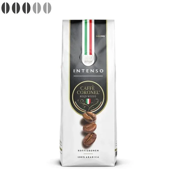 Caffè Coronel Intenso Italiaanse koffiebonen 1kg - 51Dnspod | Smaakvolle damp – Verzendkosten vrij vanaf 40€