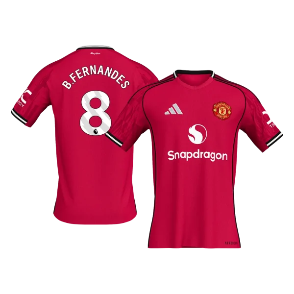 B.FERNANDES #8 Heren Manchester United thuisshirt 2025/26 [PREMIUM] - 51Dnspod | Smaakvolle damp – Verzendkosten vrij vanaf 40€